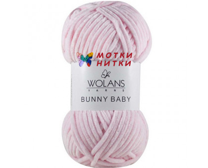 Пряжа Bunny Baby (Бани бейби) 100-04 Светло-розовый