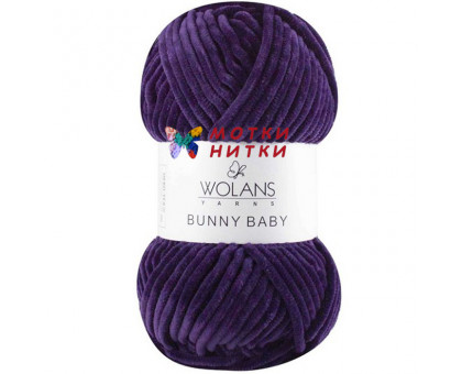 Пряжа Bunny Baby (Бани бейби) 100-16 Фиолет