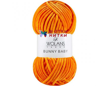 Пряжа Bunny Baby (Бани бейби) 100-25 Желтый