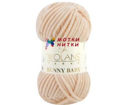 Пряжа Bunny Baby (Бани бейби) 100-42 Бледный-персик