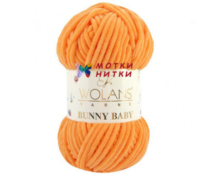 Пряжа Bunny Baby (Бани бейби) 100-43 Манго