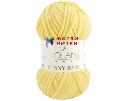 Пряжа Bunny Baby (Бани бейби) 100-44 Лимон
