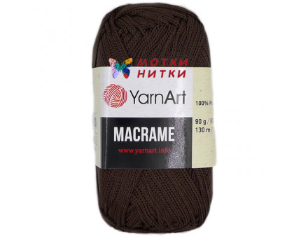 Пряжа Macrame (Макраме) 157 Горький шоколад