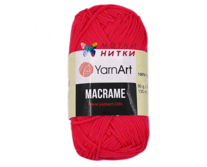 Пряжа Macrame (Макраме) 163 Красный
