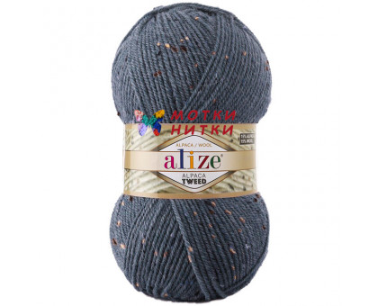 Пряжа Alpaca Tweed (Альпака Твид) 203 Джинс