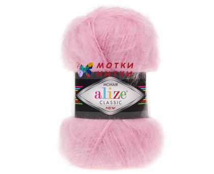 Пряжа Mohair Classic (Мохер Классик) цвет - 32 Розовый