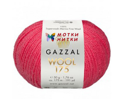 Пряжа от GAZZAL Wool 175 (Вул 175) 332 Ягодный