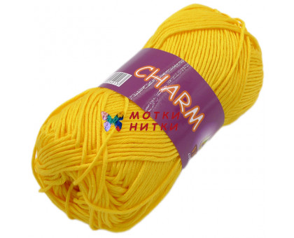 Пряжа Charm (Шарм) 4180 Ярко-желтый