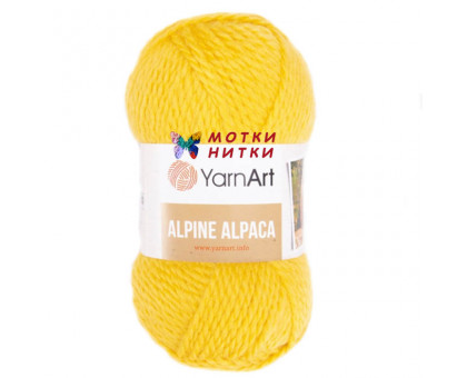 Alpine Alpaca (Альпина Альпака) от фабрики YarnArt 448 Жёлтый