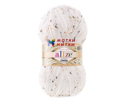 Alpaca Tweed (Альпака Твид) 055 Белый