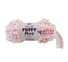 Puffy more 6272 Белый-розовый