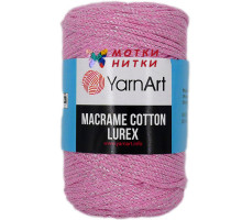 Macrame Cotton Lurex 732 Розовый