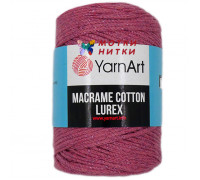Macrame Cotton Lurex 743 Брусника