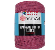 Macrame Cotton Lurex 743 Брусника