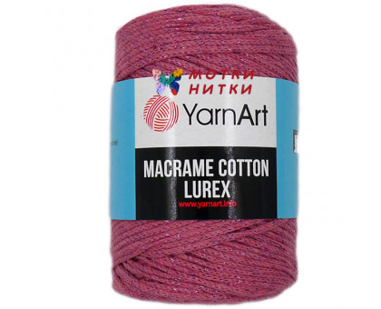 Пряжа Macrame Cotton Lurex 743 Брусника