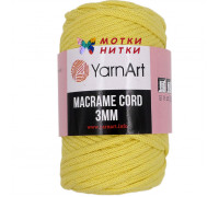 Macrame Cord 3mm (Макраме корд 3 мм) 754 Лимон