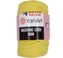 Macrame Cord 3mm (Макраме корд 3 мм) 754 Лимон