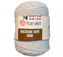 Macrame Rope (Макроме роп) 5 мм 756 Светло-серый