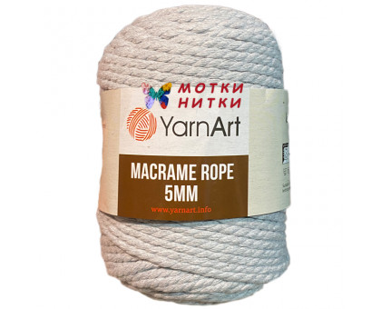 Пряжа Macrame Rope (Макроме роп) 5 мм 756 Светло-серый