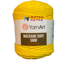 Macrame Rope (Макроме роп) 5 мм 764 Желтый