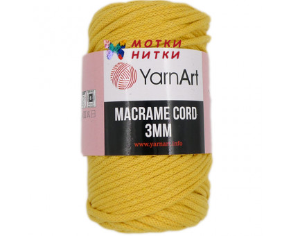 Пряжа Macrame Cord 3mm (Макраме корд 3 мм) 764 Желтый