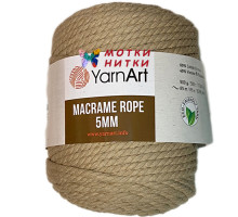 Macrame Rope (Макроме роп) 5 мм 768 Бежевый