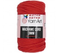Macrame Cord 3mm (Макраме корд 3 мм) 773 Красный