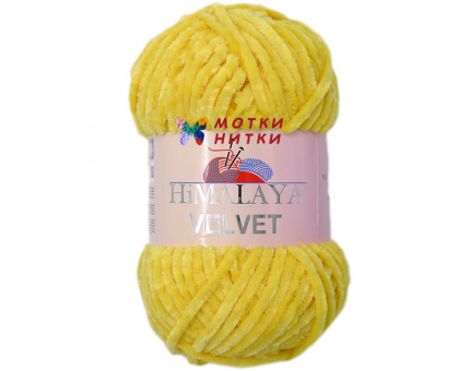 Пряжа Velvet (Вельвет) 90013 Желтый